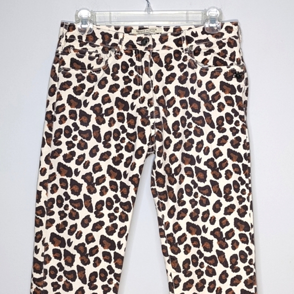 Scotch and Soda Leopard Print Pants Size 27 - Picture 3 of 13
